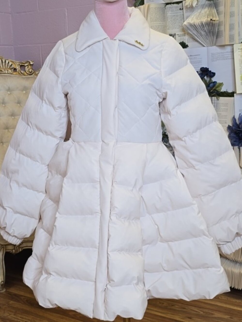 The Confection Dolly Puffer Ivory